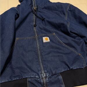Carhartt Dark Blue Hooded Jacket